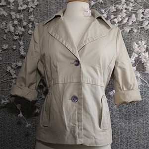 Rafaella Fully Lined Oatmeal Jacket